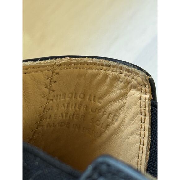 NIB Nisolo Eva Everyday Chelsea Boots in Black Leather Pointed Toe Size 8.5 - Picture 6 of 6